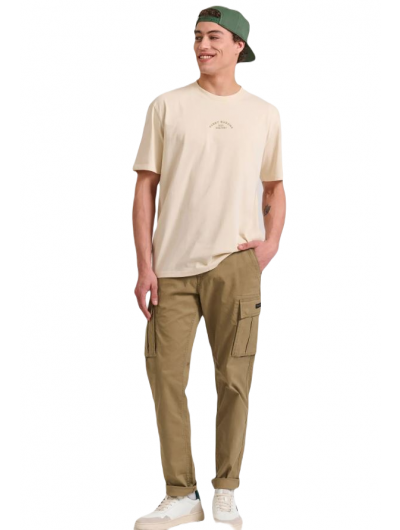 Funky Buddha ανδρικό παντελόνι comfort cargo FBM011-002-02