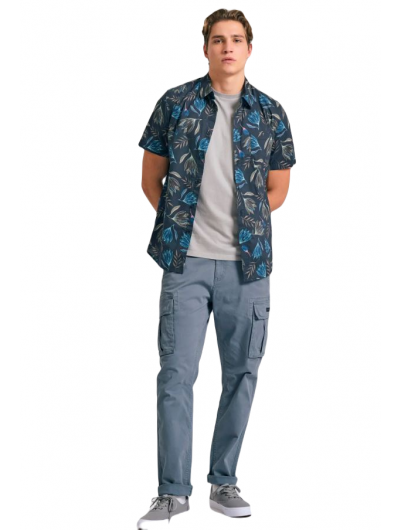 Funky Buddha ανδρικό παντελόνι comfort cargo FBM011-002-02
