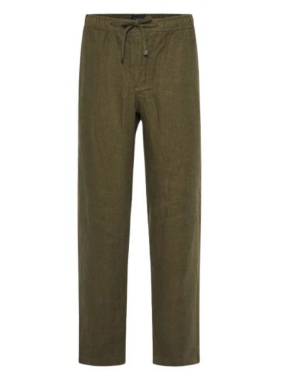 Funky Buddha ανδρικό λινό παντελόνι comfort fit chino FBM011-011-02