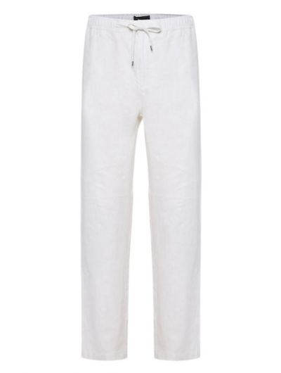 Funky Buddha ανδρικό λινό παντελόνι comfort fit chino FBM011-011-02