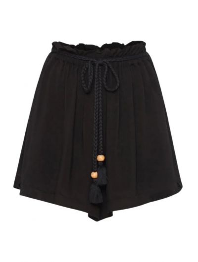 Funky Buddha γυναικείο σορτς loose fit με κορδόνι FBL011-100-03