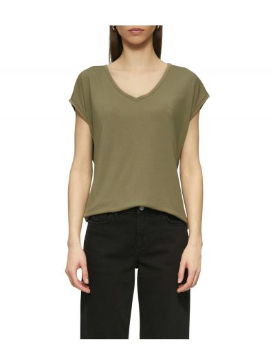 S' Oliver γυναικεία μπλούζα κοντομάνικη loose fit 2163619