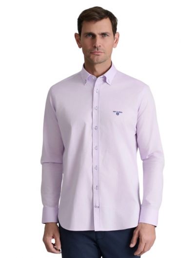 Navy & Green ανδρικό μονόχρωμο πουκάμισο 24NG.SD138/1B.1