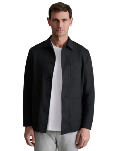 Navy & Green ανδρικό μονόχρωμο sacket 24SA.TS01/BO