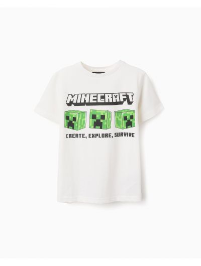 Zippy παιδικό κοντομάνικο t shirt Minecraft για αγόρι ZKBAP0303_25014