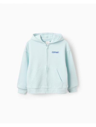 Zippy παιδική ζακέτα fleece με κουκούλα κ τύπωμα για κορίτσι ZKGAP0201_25007