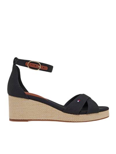 Tommy Hilfiger Crossover Strap Wedge Espadrilles Γυναικείες εσπαντρίγιες FW0FW08481