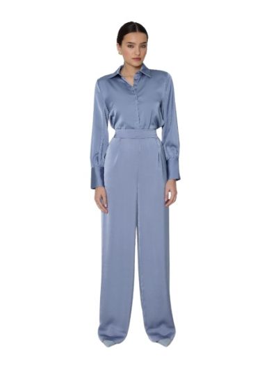 Mind Matter γυναικείο σατέν παντελόνι PEARL TROUSERS MML25-01-03-022