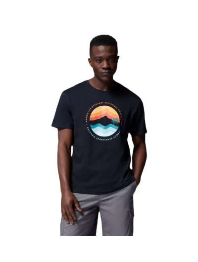 Columbia ανδρικό κοντομάνικο t shirt με τύπωμα 1934814A