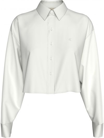 Calvin Klein γυναικείο μακρυμάνικο crop πουκάμισο J20J225079