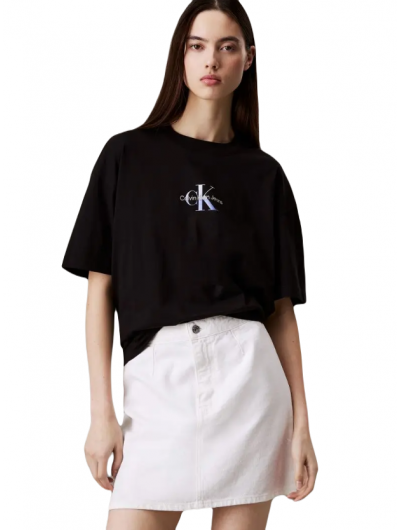 Calvin Klein γυναικείο κοντομάνικο boyfriend t shirt με μονόγραμμα J20J225521
