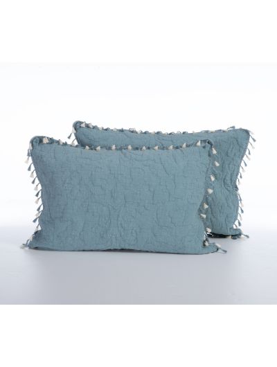 Nef-Nef Feraggio Blue Μαξιλαροθήκες Σετ 2τμχ 52x72cm 037211