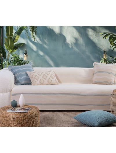 Nef-Nef Spirit Blue Ριχτάρι Τριθέσιου Καναπέ 180x300cm 037664