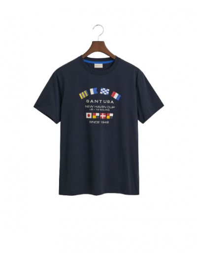 Gant ανδρικό κοντομάνικο t shirt λογότυπο 3G2003299