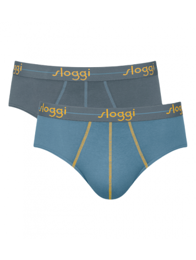 Sloggi Men Start Midi C2P Box ανδρικό σλιπ σετ 2τμχ 10206949