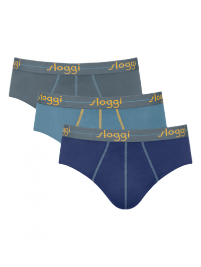 Sloggi Men Start Midi C3P Box ανδρικό σλιπ σετ 3τμχ 10207040