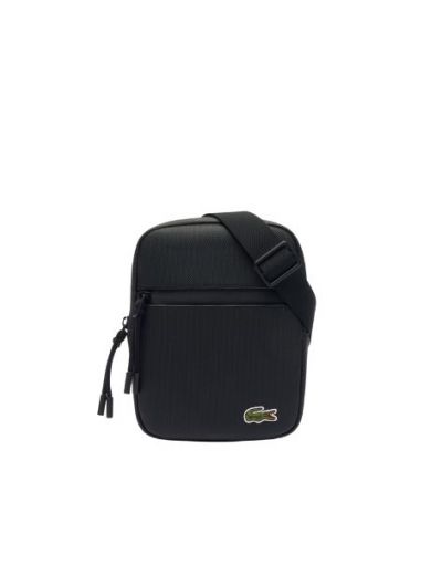 Lacoste ανδρική μικρή flat crossbody τσάντα LCST Coated Canvas 3NH3307LV