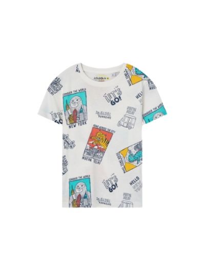 Losan παιδικό κοντομάνικο t shirt με σχέδια για αγόρι LKBAP0303_25015