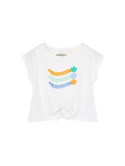 Losan παιδικό t shirt με τύπωμα και δέσιμο για κορίτσι LKGAP0303_25019