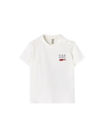 Losan βρεφικό κοντομάνικο t shirt με τύπωμα για αγοράκι LBBAP0303_25001