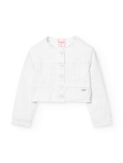 Boboli παιδικό twill μπουφάν για κορίτσι 491015