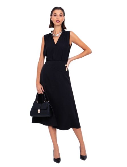 Toi&Moi γυναικεία μίντι φούστα με κουμπιά 10-3969-225