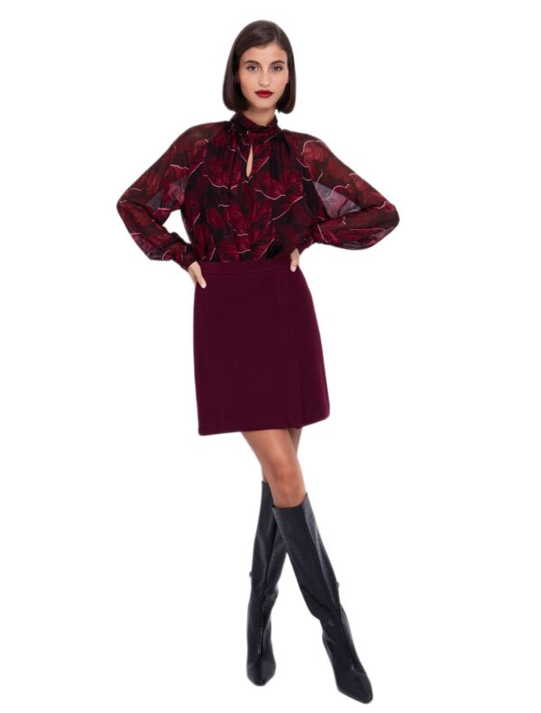 Toi&Moi γυναικεία μίνι φούστα με σκίσιμο 10-3970-225 Toi&Moi γυναικεία μίνι φούστα με σκίσιμο 10-3970-225