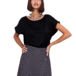 Toi&Moi γυναικεία σατινέ μπλούζα από βισκόζη 30-5654-225