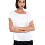 Toi&Moi γυναικεία σατινέ μπλούζα από βισκόζη 30-5654-225