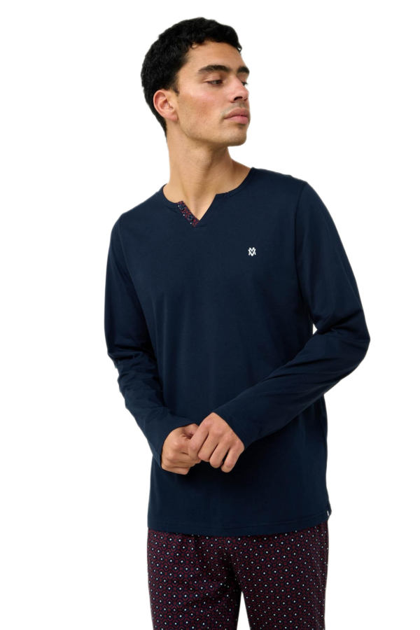 Vamp ανδρική χειμερινή πυζάμα 23612 Vamp ανδρική χειμερινή πυζάμα 23612