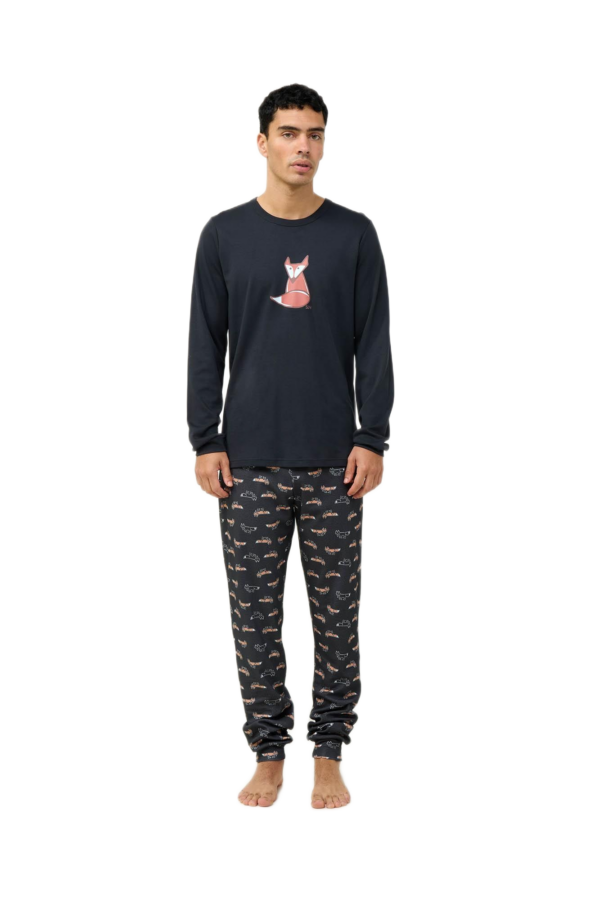 Vamp ανδρική χειμερινή πυζάμα αλεπού 23620 Vamp ανδρική χειμερινή πυζάμα αλεπού 23620