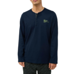 Vamp ανδρική χειμερινή πυζάμα με γεωμετρικό σχέδιο και πατιλέτα 23650