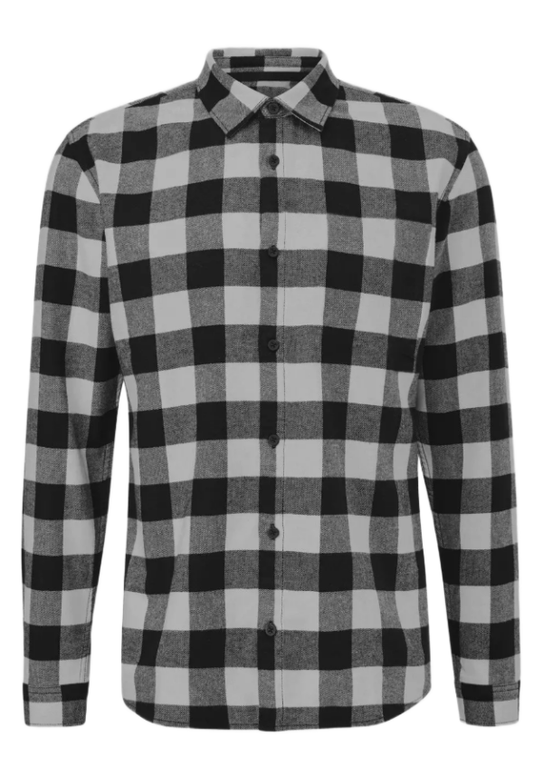 S'Oliver ανδρικό μακρυμάνικο καρό πουκάμισο 2170385