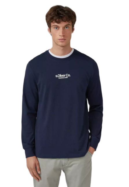 S'Oliver ανδρική μακρυμάνικη μπλούζα 2169157