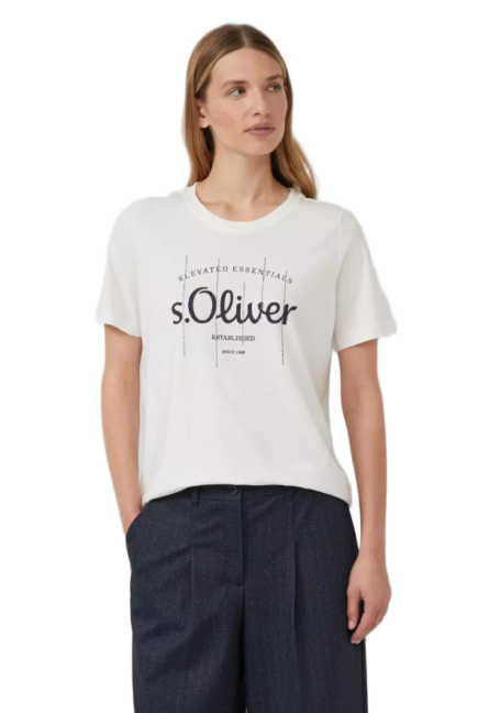S'Oliver γυναικείο κοντομάνικο t-shirt με τύπωμα 2170089