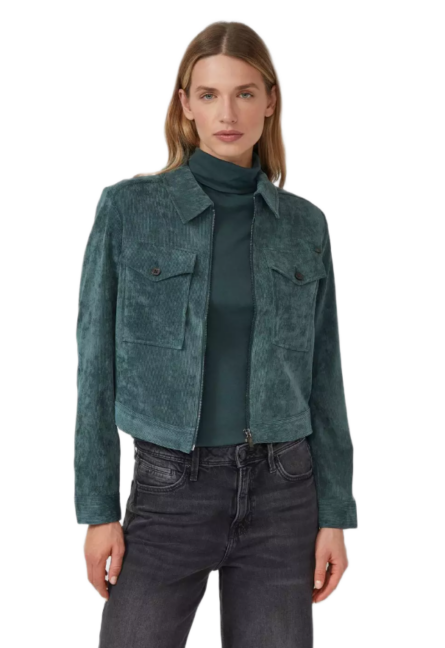 S'Oliver γυναικείο κοντό κοτλέ σακάκι 2170187