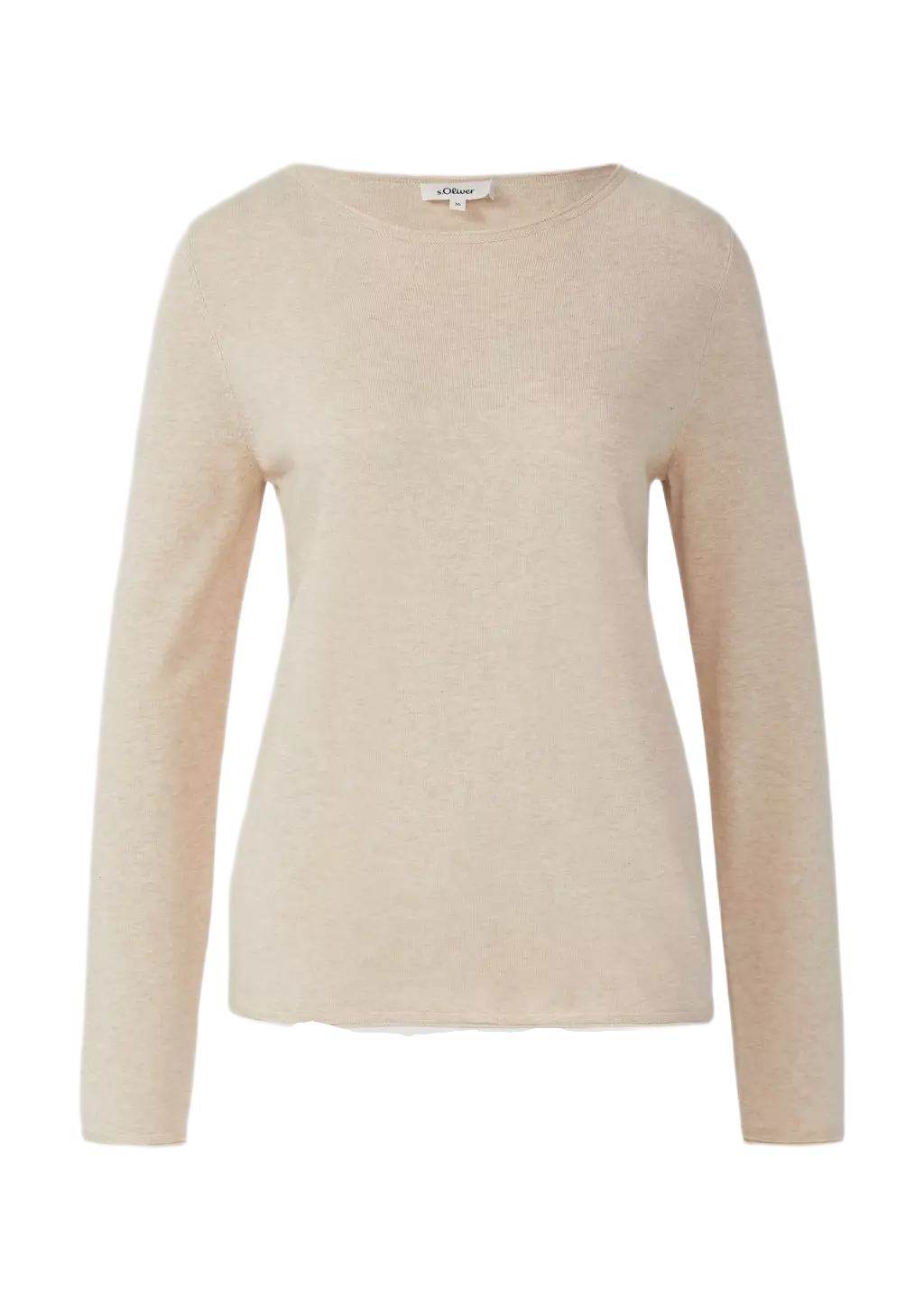 S'Oliver γυναικεία μονόχρωμη πλεκτή μπλούζα 2168768