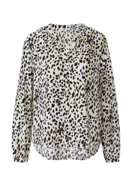 S'Oliver γυναικεία εμπριμέ μακρυμάνικη τουνίκ 2168879