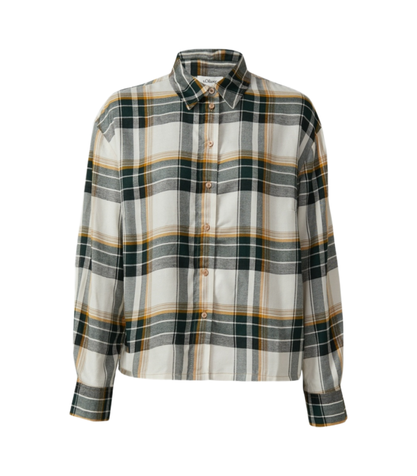 S'Oliver γυναικείο μακρυμάνικο καρό πουκάμισο 2170018 S'Oliver γυναικείο μακρυμάνικο καρό πουκάμισο 2170018