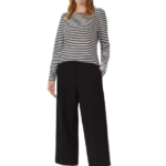 S'Oliver γυναικείο μονόχρωμο παντελόνι ζυπ κυλοτ 2171415