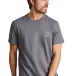 Navy&Green ανδρικό κοντομάνικο μονόχρωμο t-shirt 24EY.012/R.2