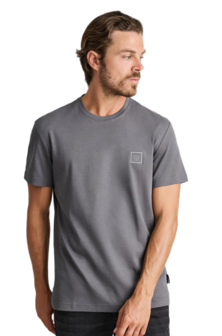 Navy&Green ανδρικό κοντομάνικο μονόχρωμο t-shirt 24EY.012/R.2