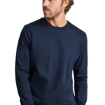 Navy&Green ανδρικό μακρυμάνικο βαμβακερό πλεκτό 24EY.019/R.1