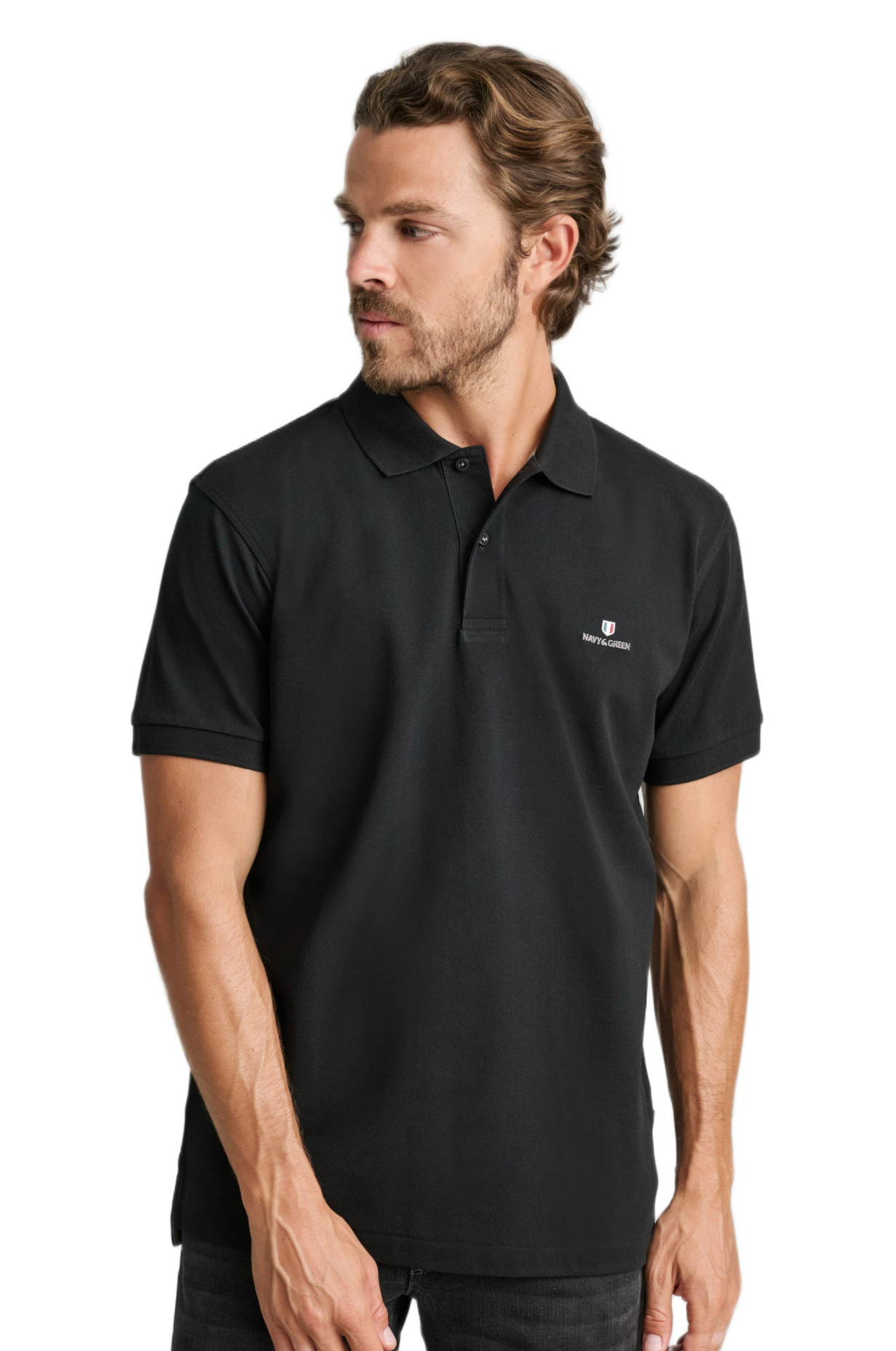 Navy&Green ανδρική κοντομάνικη μπλούζα polo 24GE.511/SS.1