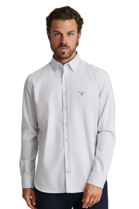 Navy&Green ανδρικό μακρυμάνικο πουκάμισο 24NG.BX220/1B.2