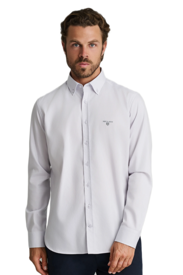 Navy&Green ανδρικό μακρυμάνικο πουκάμισο 24NG.BX220/1B.2