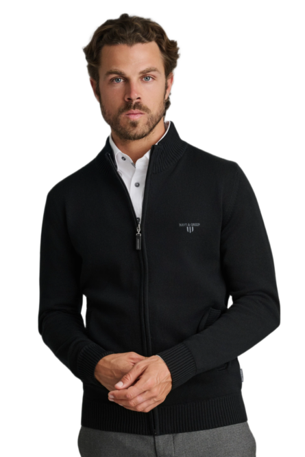 Navy&Green ανδρική πλεκτή ζακέτα 24YM.454/GZ.6