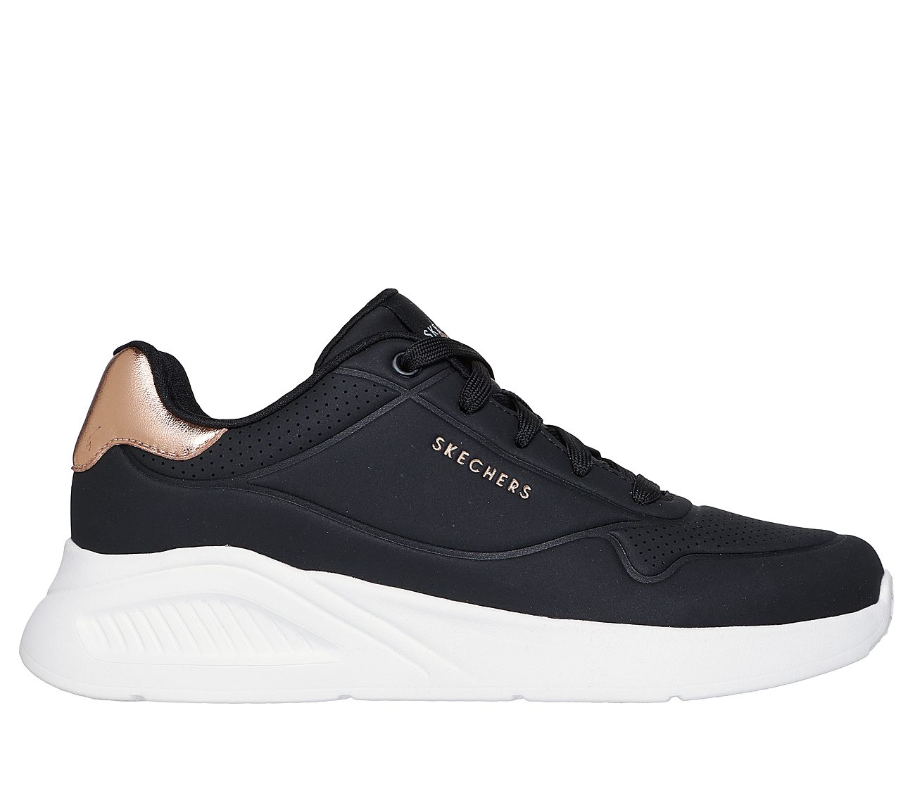 Skechers Uno Lite - Shimmer Along γυναικεία παπούτσια sneakers 177291_BLK