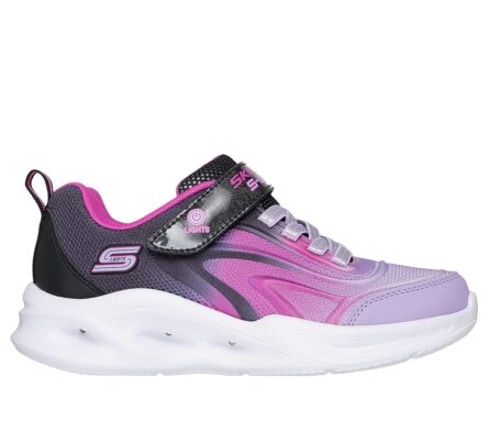 Skechers S Lights: Sola Glow - Color Breeze παιδικά παπούτσια sneakers για κορίτσι 303713L_BKMT