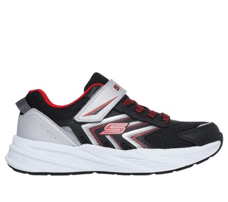 Skechers Microspec Tread παιδικά παπούτσια sneakers για αγόρι 404115L_BKSR